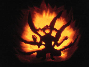 Six Tails Naruto Pumpkin