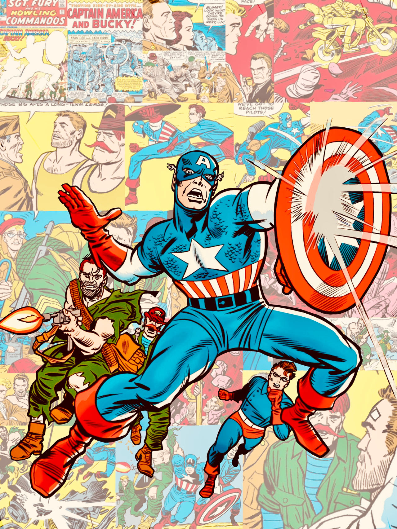 Cartoon Howling Commandos Captain America And The Howling Commandos by rifftraxinator on DeviantArt