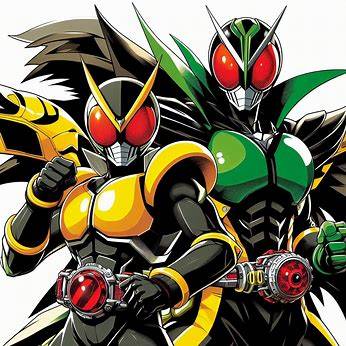 Yellow Hig Rider Kamen Rider Two (Yellow and Green version) by Whiteranger77 on DeviantArt