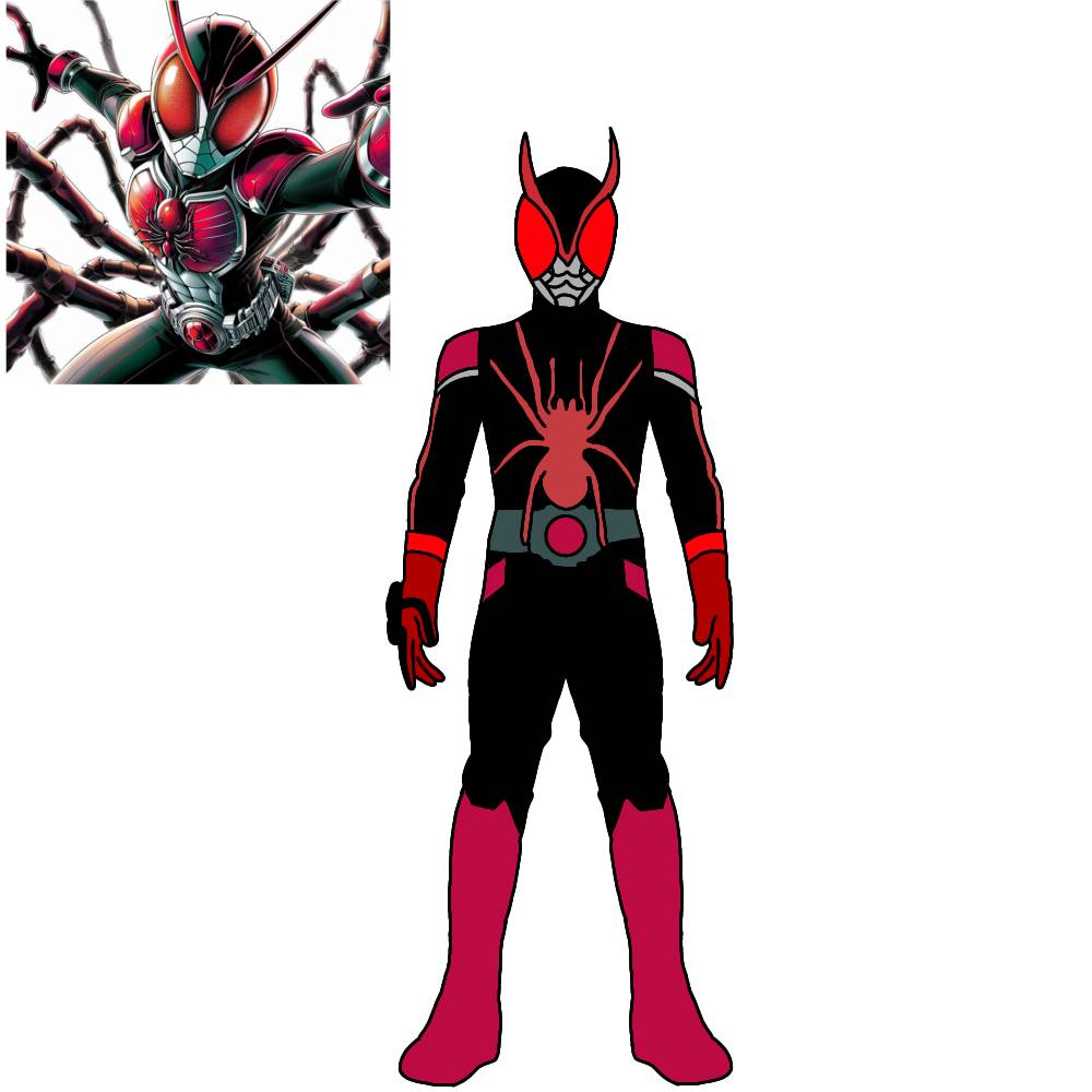 Spider Riders Deviantart Kamen Rider Spider (oc kamen Rider) by Whiteranger77 on DeviantArt