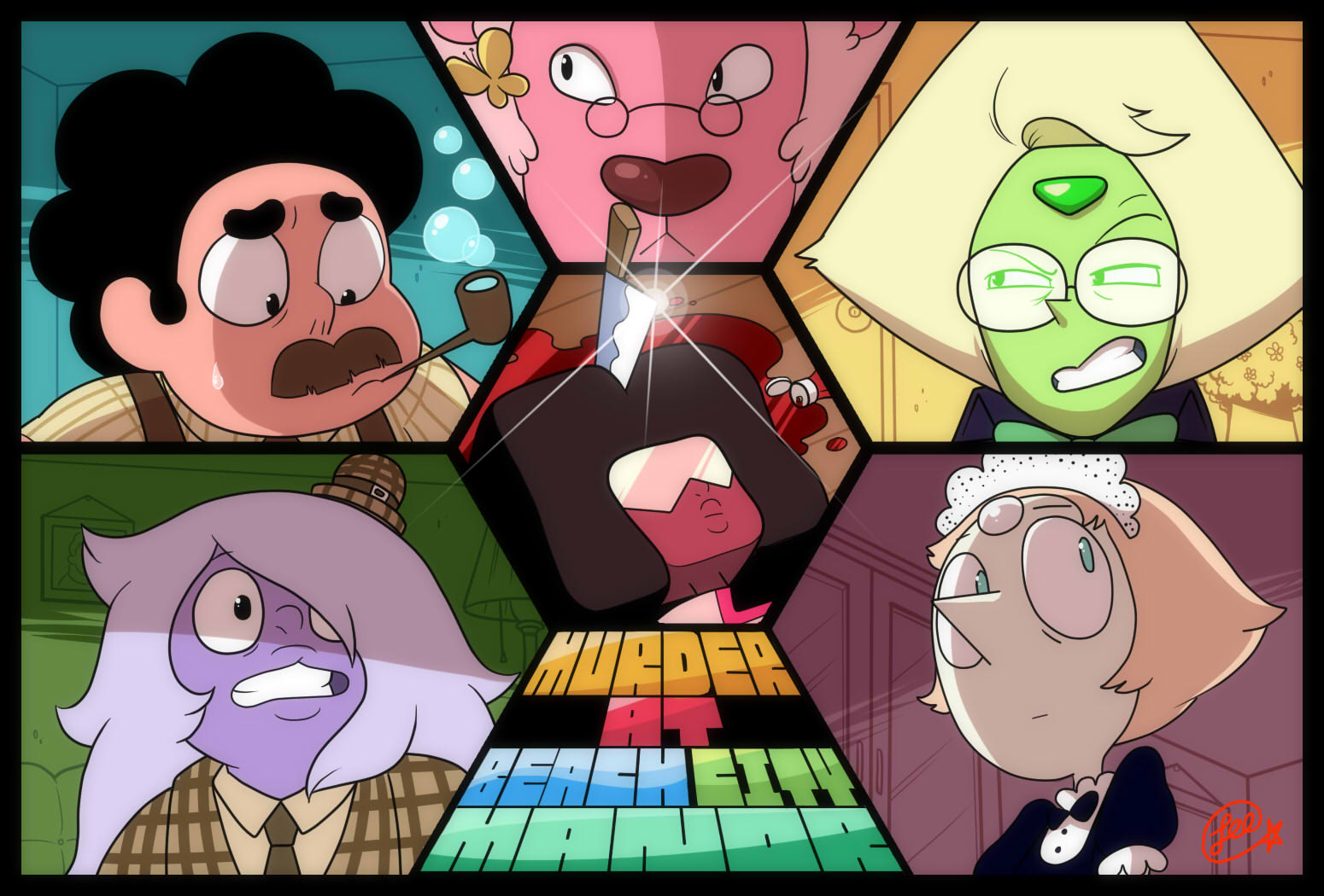 (steven universe) detective story in beach city