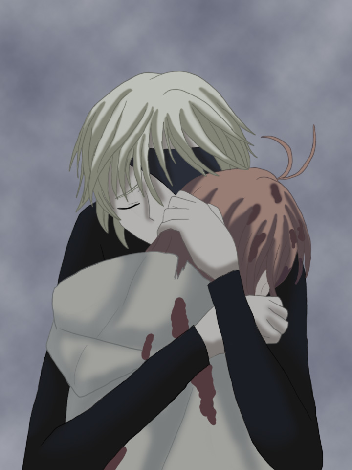 Fai comforts Sakura