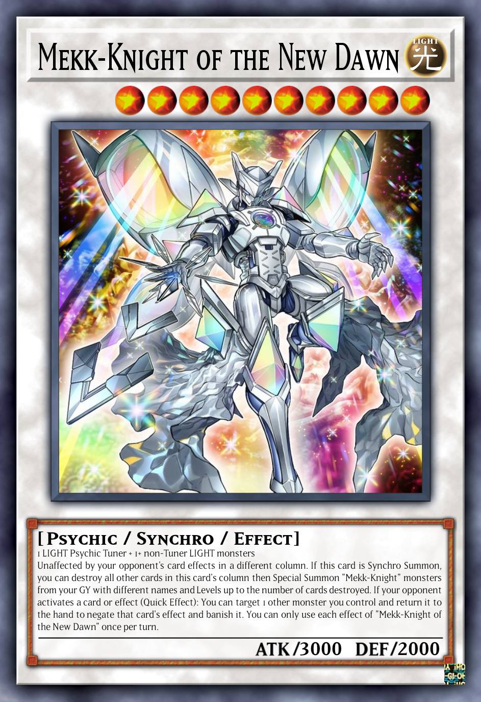 yugioh mekk knight cards Complete Custom Deck for Yu-Gi-Oh! Knight monster or World Legacy card RC04-AE045 Mekk-Knight Crusadia Avramax (QCSR)