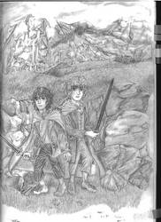 Meriadoc Brandybuck and Peregrin Took