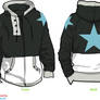 Black Star Fleece Cosplay Hoodie