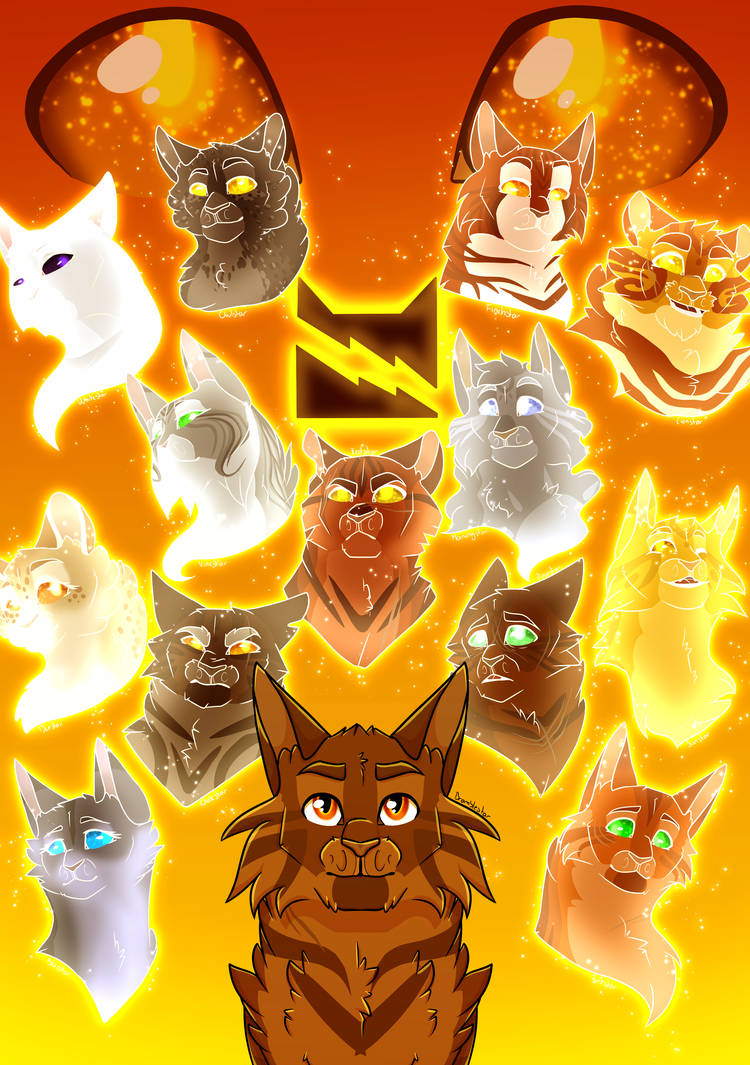 Thunderclan Leaders WC By Teloneg On DeviantArt thunderclan-leaders-wc-by-teloneg-on-deviantart