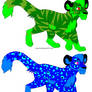 Earth Tiger   and Water Leopard  adoptables