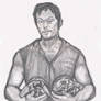 Daryl Dixon with turtles