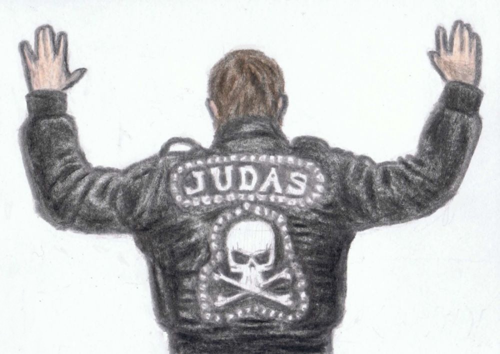 Judas hands up