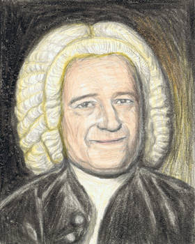 Brian May as J.S.Bach
