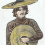 A cymbal hat on George Harrison