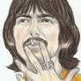 George Harrison wearing an Om ring