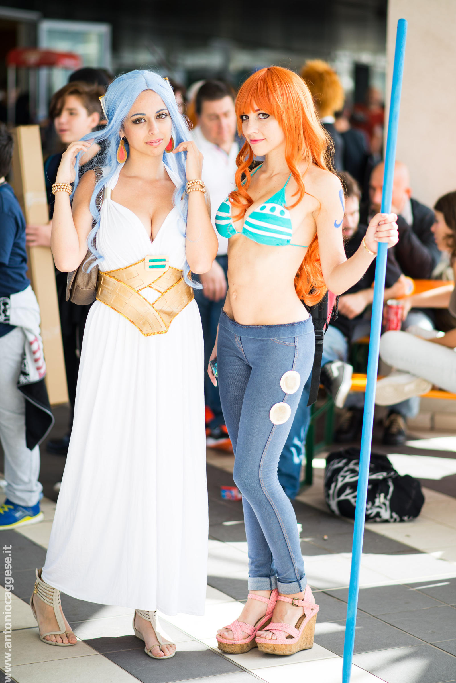 Nami and Vivi - One Piece