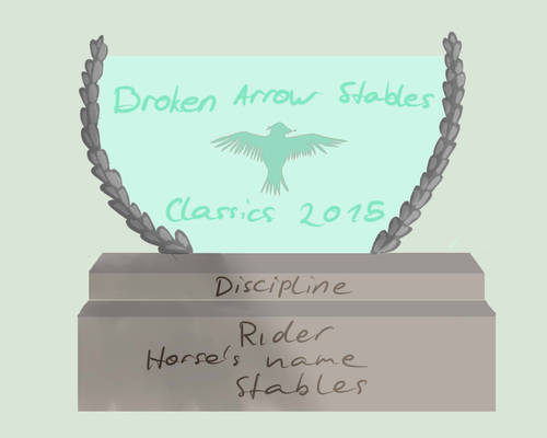 Broken Arrow Stables Classics Trophy Silver