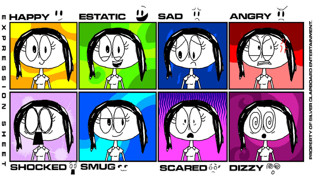 Katelyn's Expression Sheet by KatelynFan2002 on DeviantArt