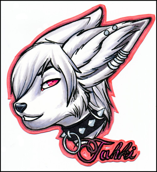 Head Shot Badge - Tahki