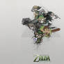 Link's Evolution - Wallpaper
