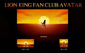 LionKing Fan Club Avatar Entry