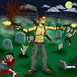 Zombie killer guy