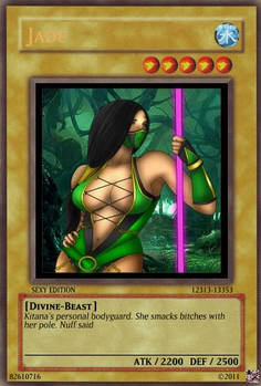 Jade Yu-Gi-Oh Card