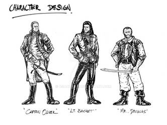 Sons of Heaven Comics Character Design