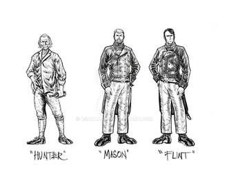 Sons of Heaven Comics Character Design