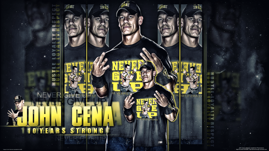 John Cena 10 Years Strong Wallpaper By Phenomeno by cristianravelo1000 on  DeviantArt