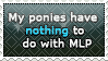 Mlp Deviantart Stamp Nothing to do with MLP stamp by BubblegumBloo on DeviantArt