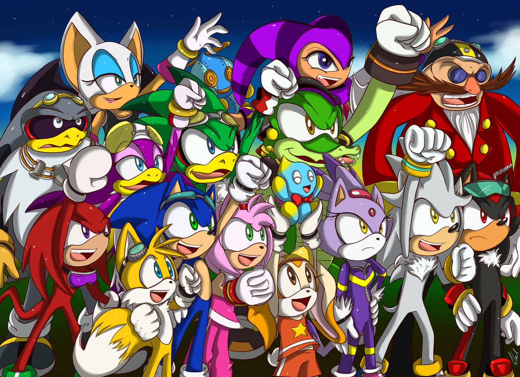 Sonic yuzu. Команда Соник Икс. Соник персонажи. Команда Соника Икс. Соник и его друзья персонажи.