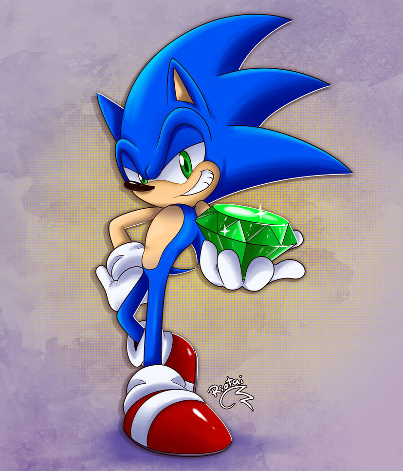 Sonic Chaos Emerald Commission By RiotaiPrower On DeviantArt sonic-chaos-emerald-commission-by-riotaiprower-on-deviantart