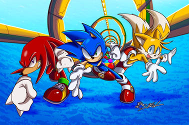 Sonic 3d Blast Remake - Free Addicting Game