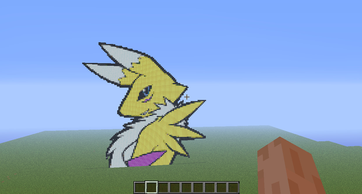 my Renamon avatar in Minecraft by luvini on DeviantArt
