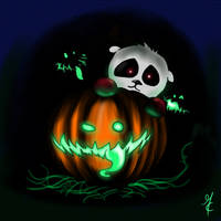 Halloween Panda