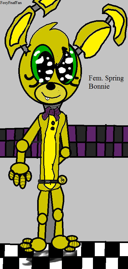 Fem. Spring Bonnie Wallpaper by foxyfnaffan on DeviantArt