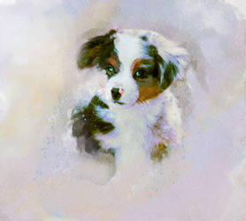 Puppy watercolor