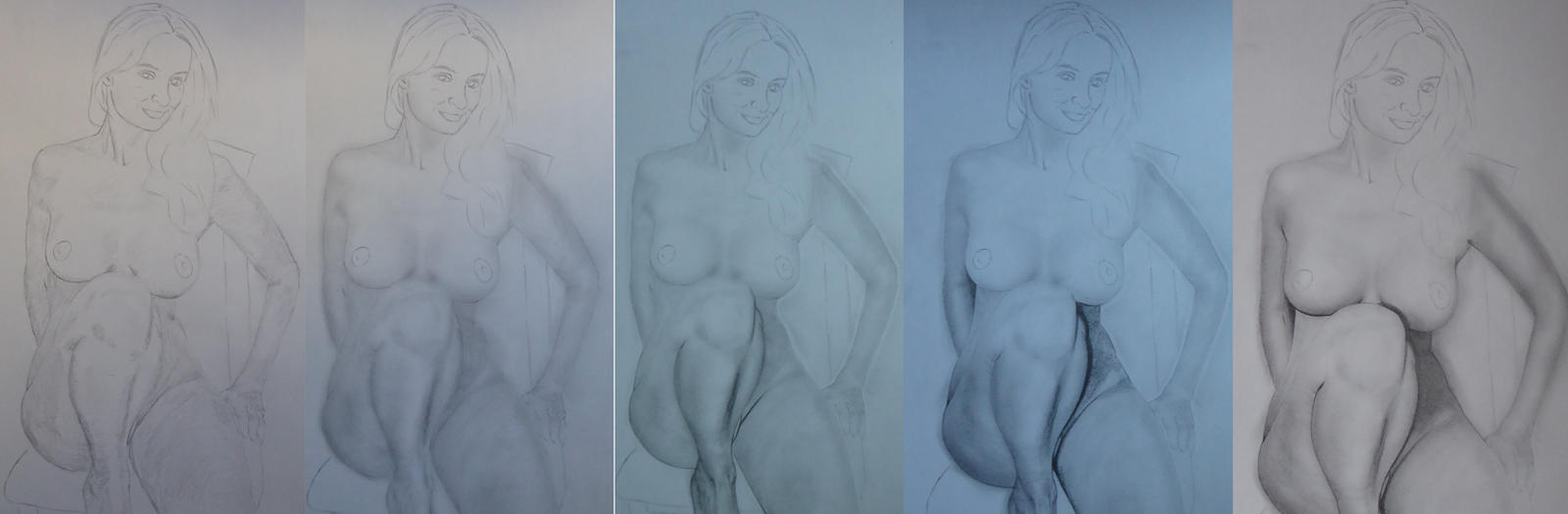 Woman Evolution Deviantart evolution of a drawing of the female form by berlinterest on DeviantArt