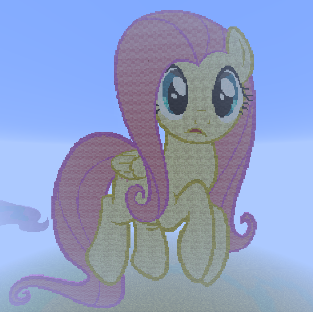 Fluttershy Pixel Art