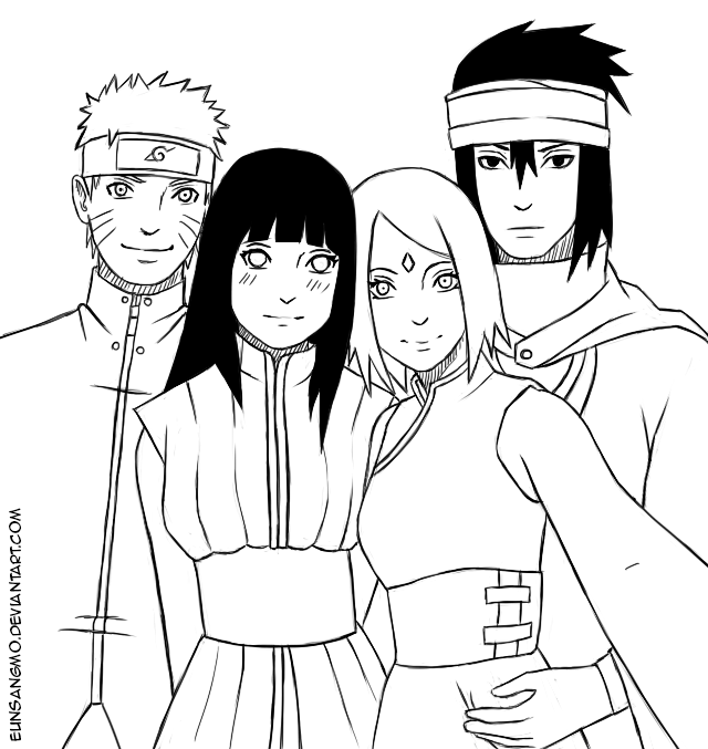 Selfie - NaruHina SasuSaku