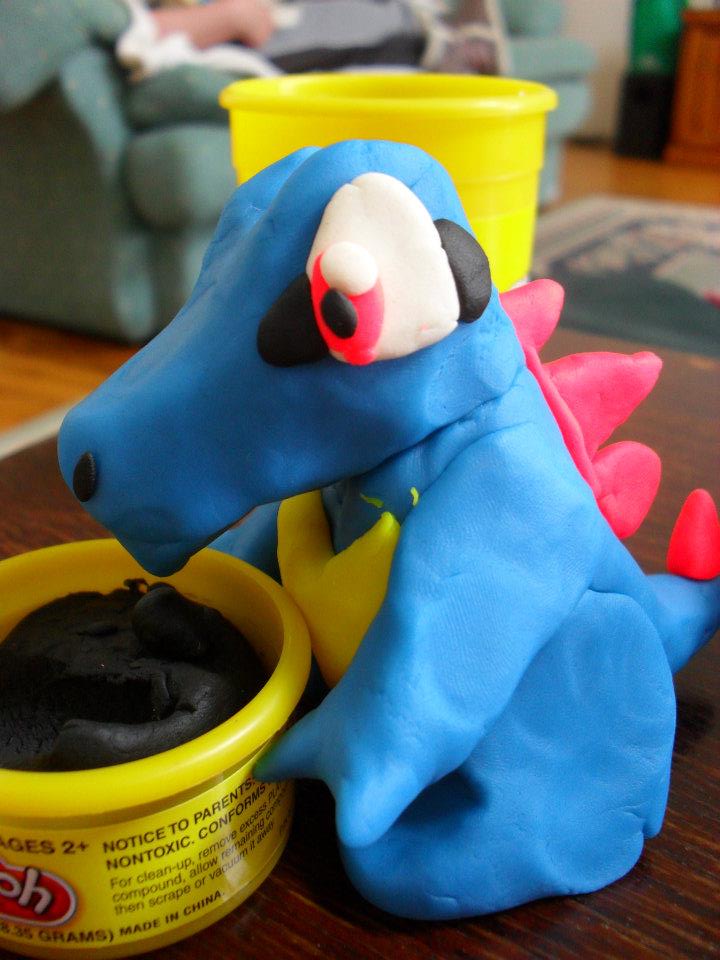 Pokemon Play-Doh: Totodile by LittleScarecrow on DeviantArt