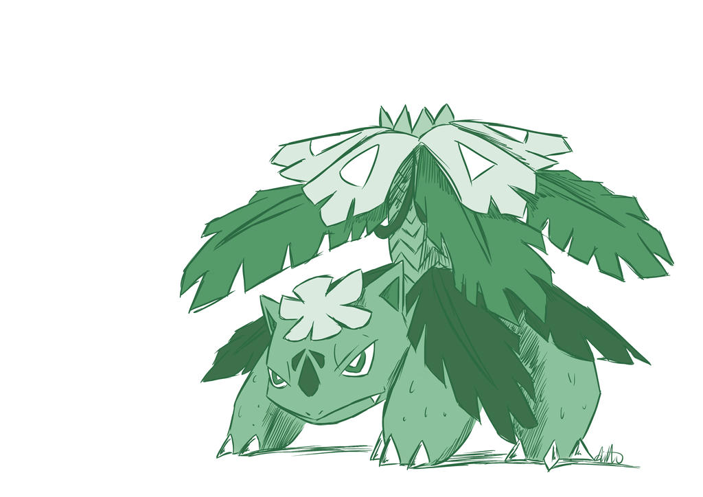 Mega Venusaur Colourize