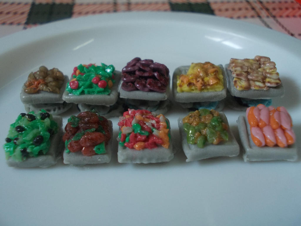 Miniature Kawaii Deli-Counter1-Cooked Foods