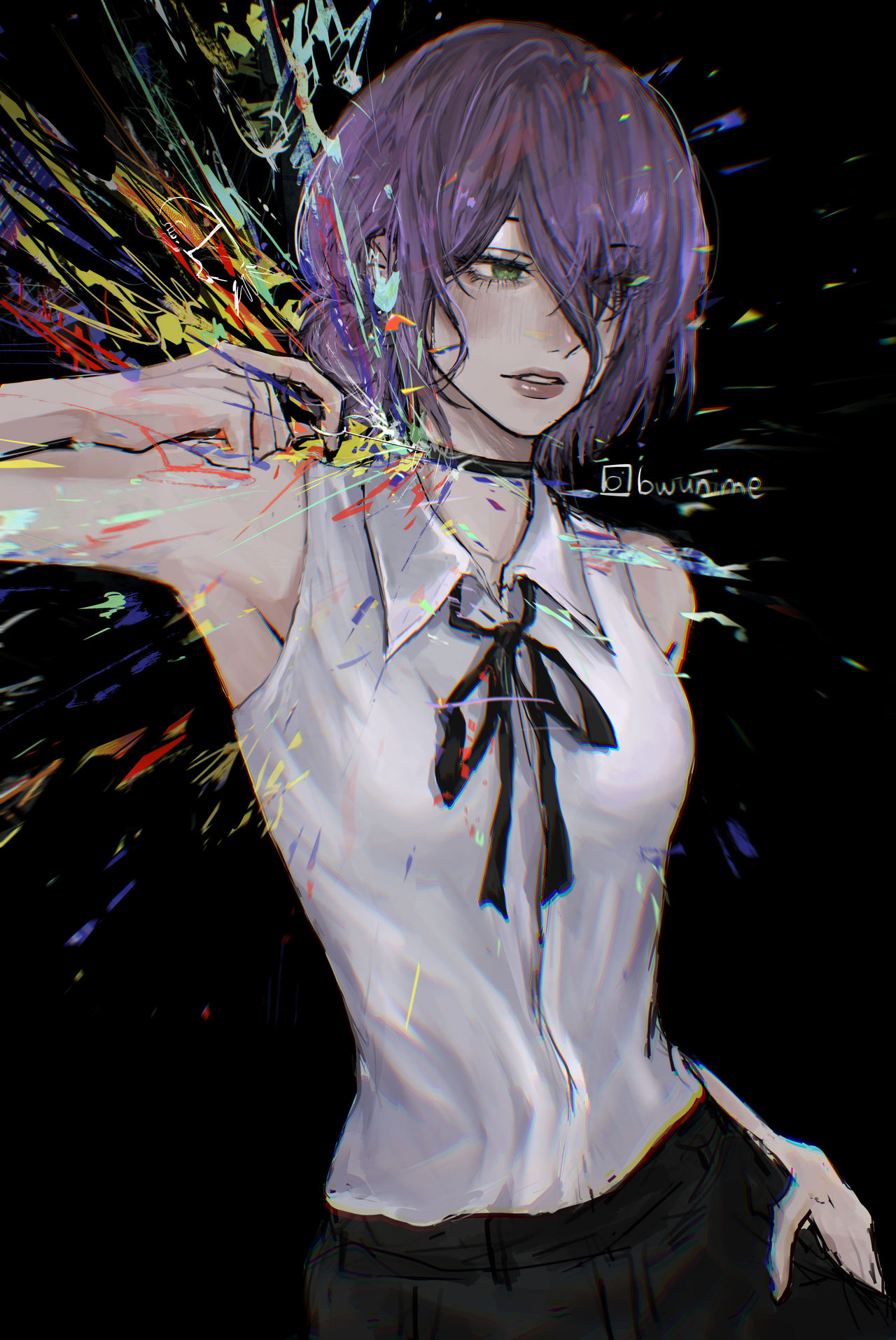 Reze Color Explosion Reze Fanart by Bwunime on DeviantArt
