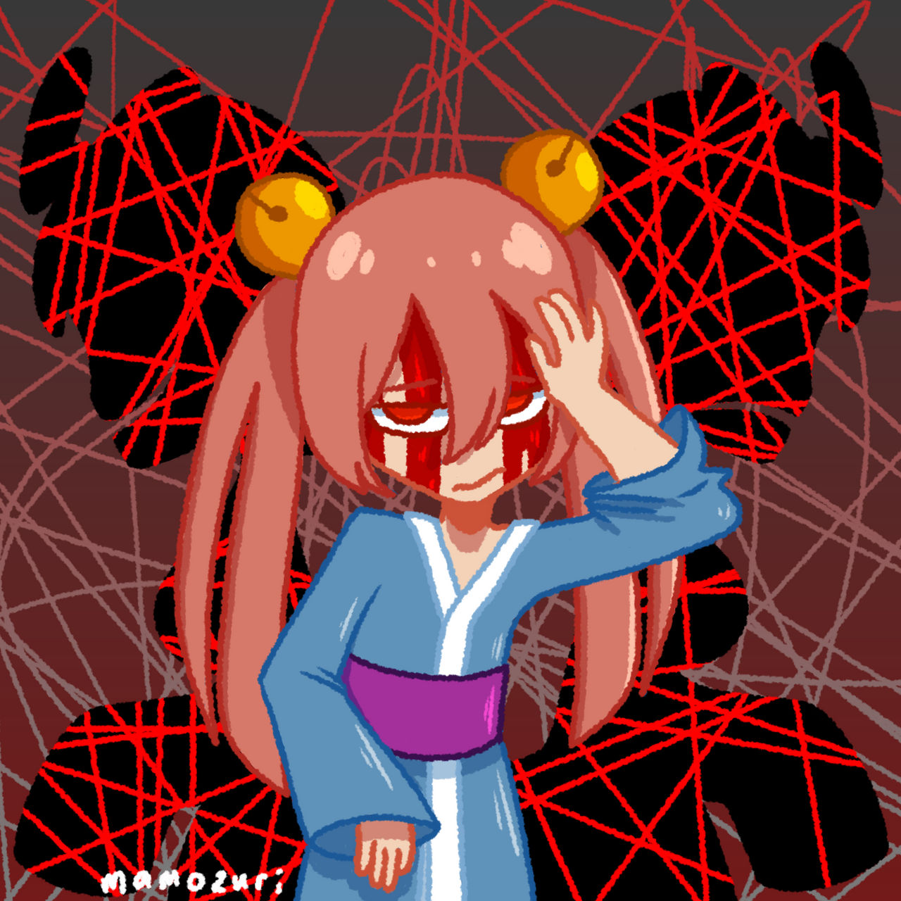 the spider and the kitsunelike lion! by mamozuri on DeviantArt