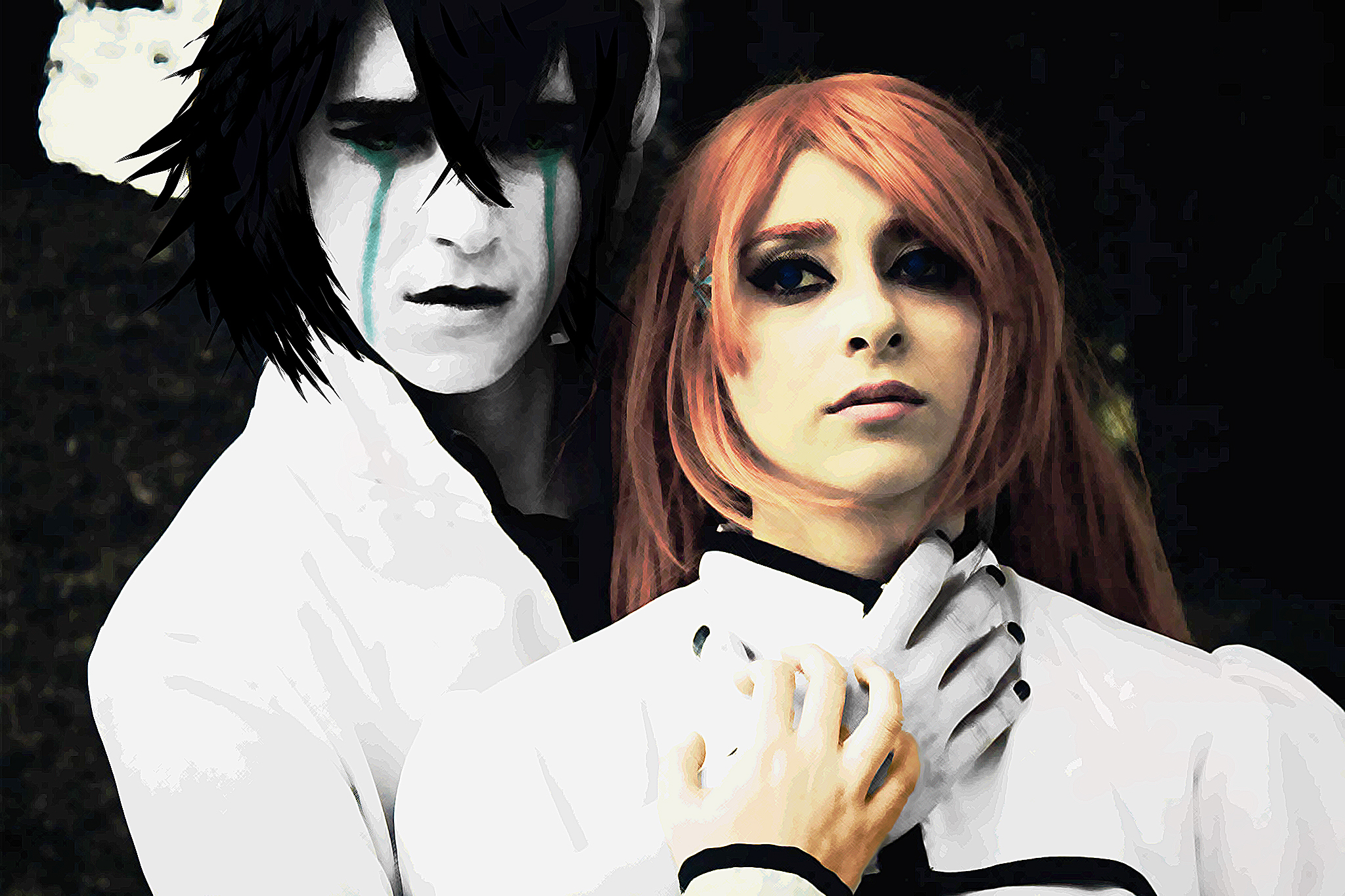 Ulquiorra and Orihime - Art of Cosplay