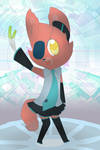 Speedpaint: Hatsune Foxy by Cookie-and-her-foxes