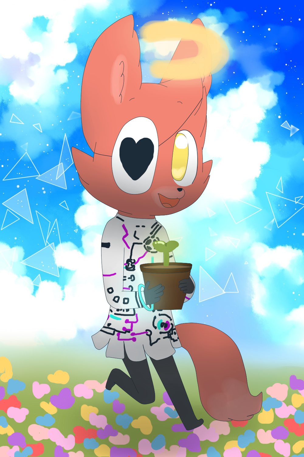 Hello Planet Speedpaint: Hello Planet by Cookie-and-her-foxes on DeviantArt