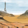 Background homework 1 - Desert scape