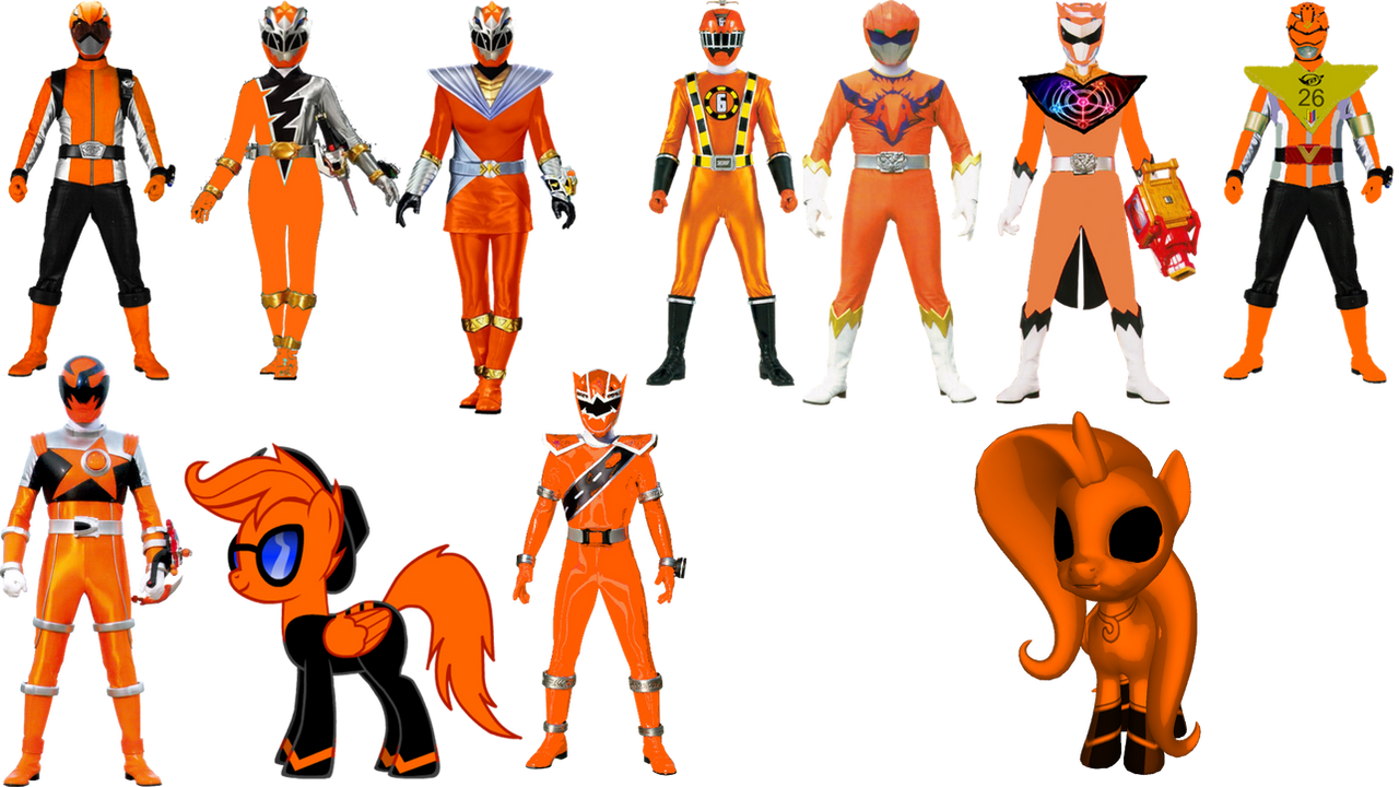 Orange Fox Ranger Pr All Orange Rangers Part 2 by DrSummersBrandonshy on DeviantArt
