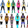 10th Super Megaforce Anniversary Rangers Team