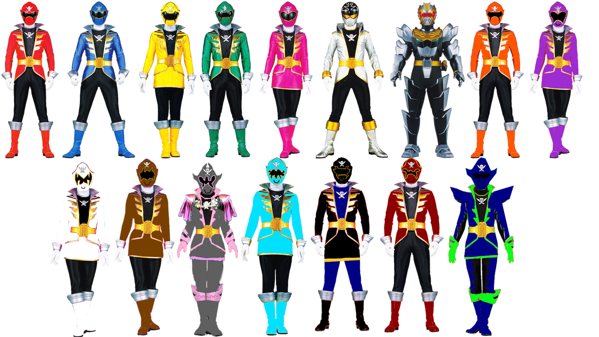 10th Super Megaforce Anniversary Rangers Team by DrSummersBrandonshy on ...